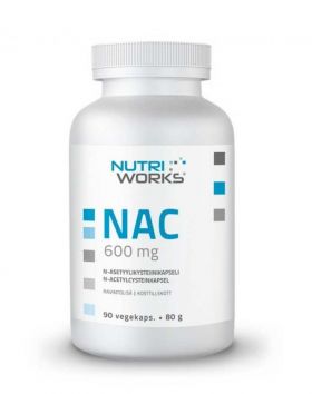 Nutri Works NAC 600 mg, 90 kaps.