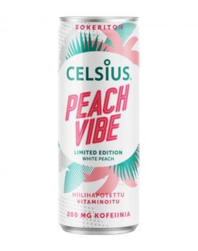 Celsius Peach Vibe, 355 ml