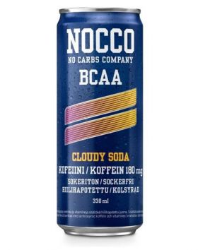 NOCCO BCAA Cloudy Soda, 330 ml (päiväys 2/23)