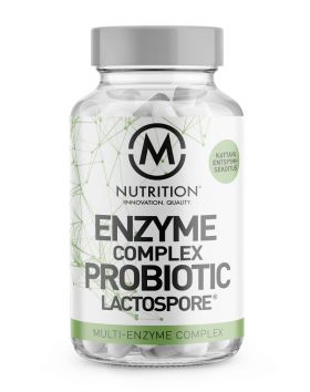 M-Nutrition Enzyme Complex & Probiotic Lactospore, 100 caps.