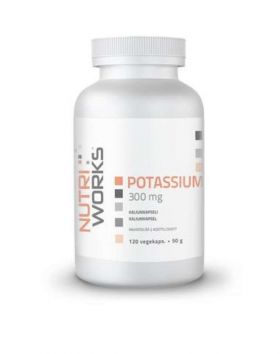 Nutri Works Potassium 300 mg, 120 kaps.