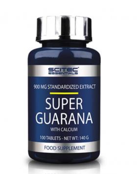 Scitec Super Guarana + Calcium, 100 tabl. (päiväys 3/22)