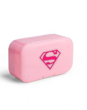 Smartshake DC Collection Pill Box Organizer, Supergirl (vaaleanpunainen)