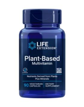LifeExtension Plant-Based Multivitamin, 90 kaps. (08/23)