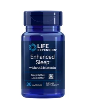 LifeExtension Enhanced Sleep Without Melatonin, 30 kaps.