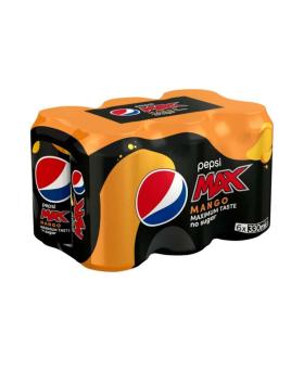 Pepsi Max 6-pack, Mango (8/23)