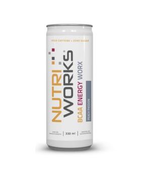 Nutri Works BCAA Energy Worx, 330 ml, Peach Passion