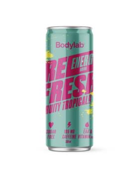 Bodylab REFRESH Energy Drink, 330 ml, Fruity Tropical