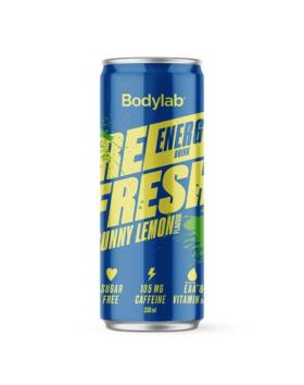 Bodylab REFRESH Energy Drink, 330 ml, Sunny Lemon