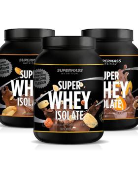 Big Buy: 3 pcs Supermass Nutrition SUPER WHEY ISOLATE 1,3 kg