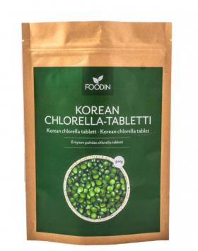 FOODIN Korean Chlorellatabletit 300 g (poistotuote, päiväys 12/21)