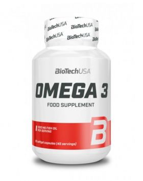 BioTechUSA Mega omega-3, 90 kaps. (07/23)