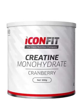 ICONFIT Creatine Monohydrate, 300 g, Cranberry