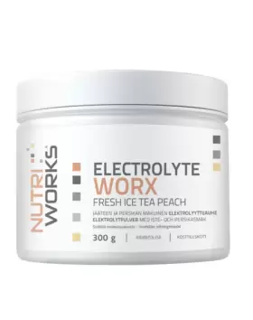 Nutri Works Electrolyte WorX, 300 g, Fresh Ice Tea Peach