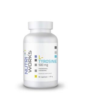 Nutri Works L-Tyrosine 500 mg, 90 caps.
